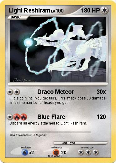 Pokemon Light Reshiram