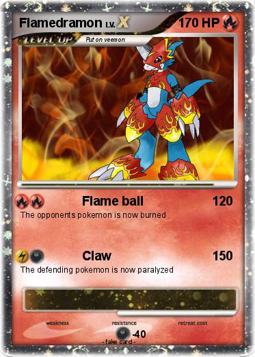 Pokemon Flamedramon
