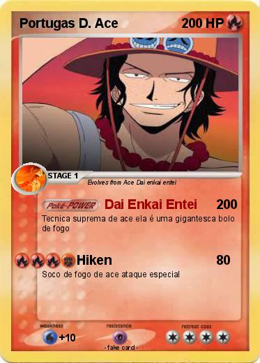 Pokemon Portugas D. Ace