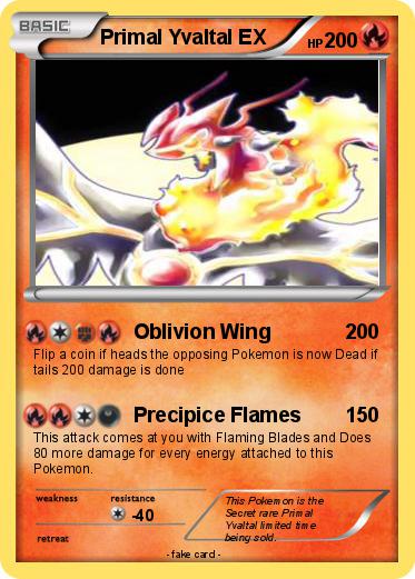 Pokemon Primal Yvaltal EX