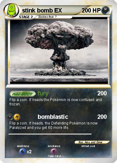 Pokemon stink bomb EX