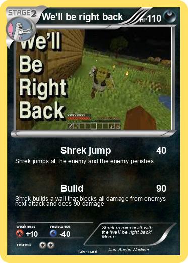 Pokemon We'll be right back