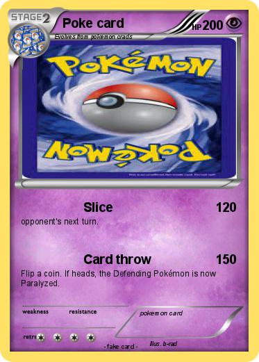Pokemon Poke card