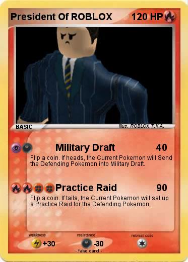Pokemon President Of ROBLOX