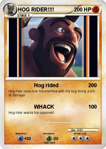 Pokemon HOG RIDER!!!!