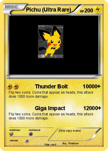 Pokemon Pichu (Ultra Rare)