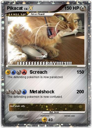 Pokemon Pikacat