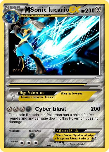 Pokemon Sonic lucario