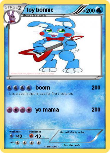 Pokemon toy bonnie