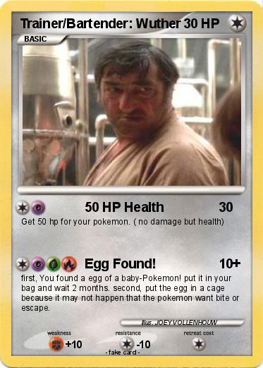 Pokemon Trainer/Bartender: Wuther