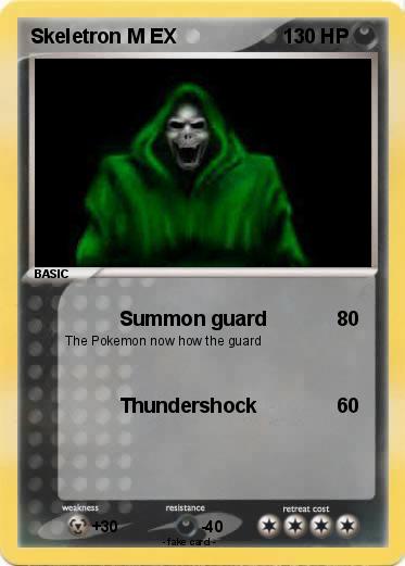 Pokemon Skeletron M EX
