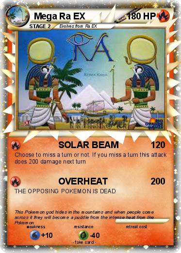 Pokemon Mega Ra EX