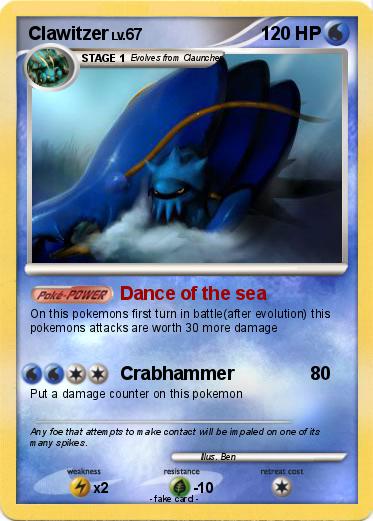 Pokemon Clawitzer