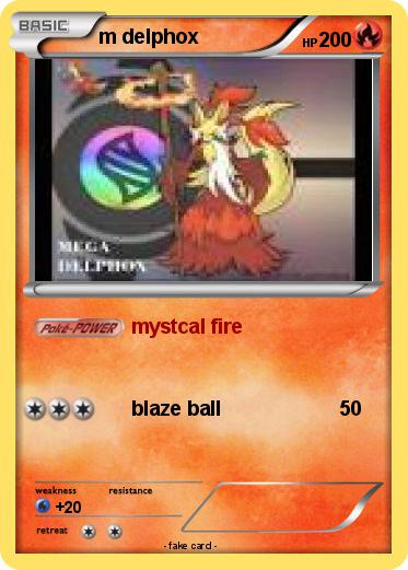 Pokemon m delphox