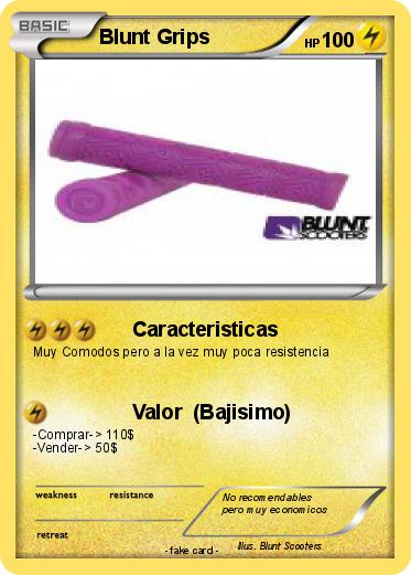 Pokemon Blunt Grips