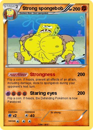 Pokemon Strong spongebob