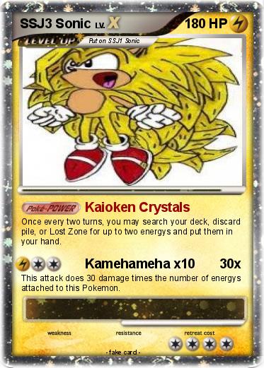 Pokemon SSJ3 Sonic