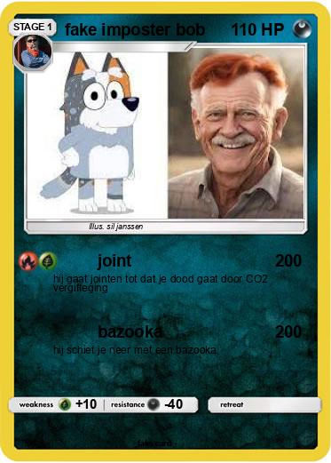 Pokemon fake imposter bob