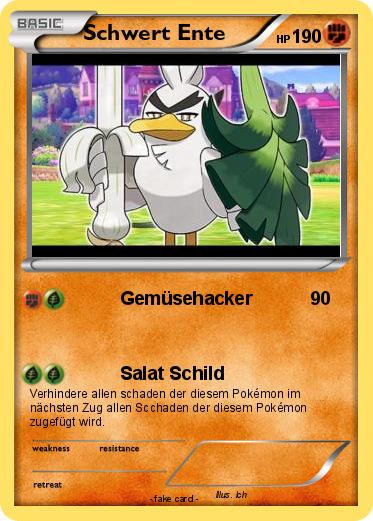 Pokemon Schwert Ente