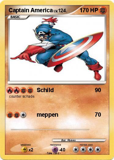 Pokemon Captain America