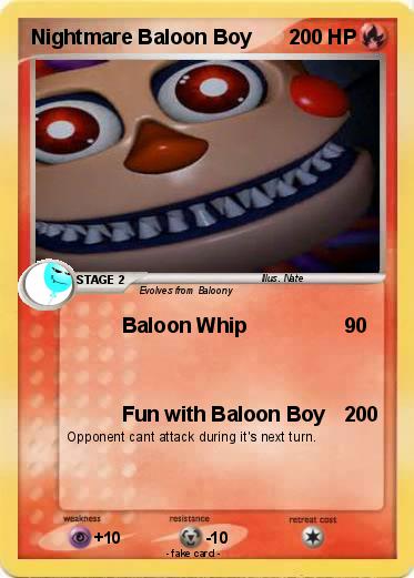 Pokemon Nightmare Baloon Boy