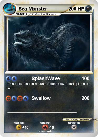 Pokemon Sea Monster
