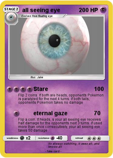Pokemon all seeing eye