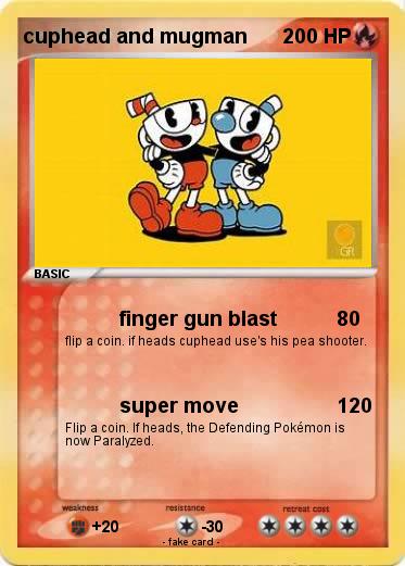Pokemon cuphead and mugman