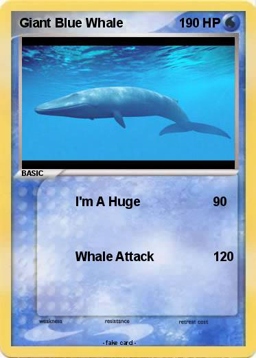 Pokemon Giant Blue Whale
