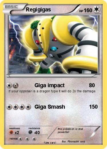 Pokemon Regigigas