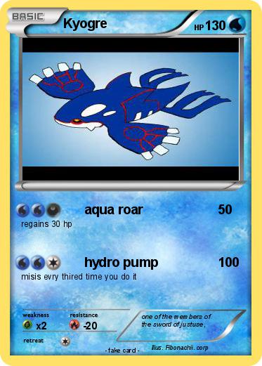 Pokemon Kyogre