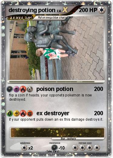 Pokemon destroying potion