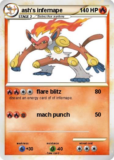 Pokemon ash's infernape