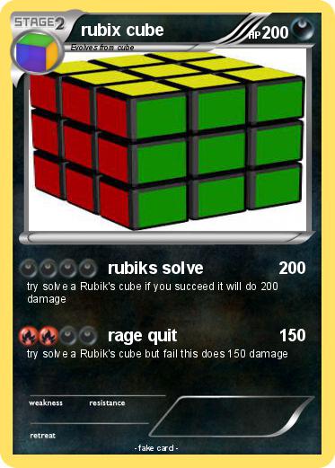 Pokemon rubix cube