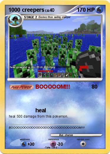 Pokemon 1000 creepers