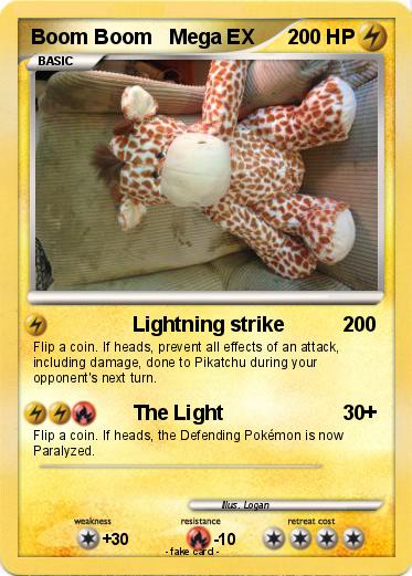 Pokemon Boom Boom   Mega EX