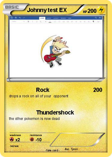 Pokemon Johnny test EX