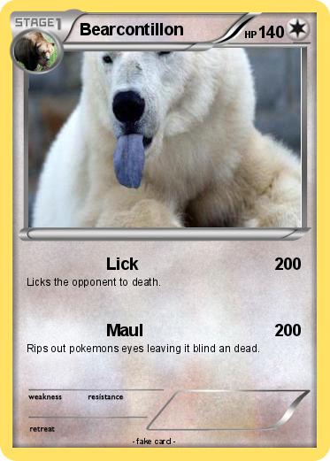 Pokemon Bearcontillon