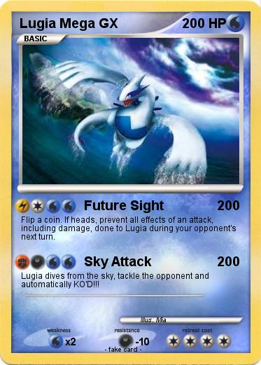 Pokemon Lugia Mega GX
