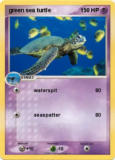 Pokemon green sea turtle