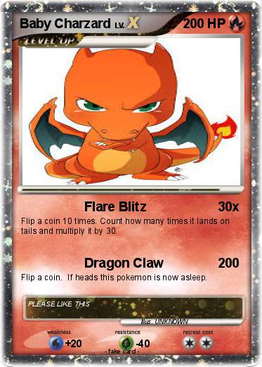 Pokemon Baby Charzard