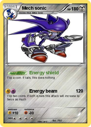 Pokemon Mech sonic
