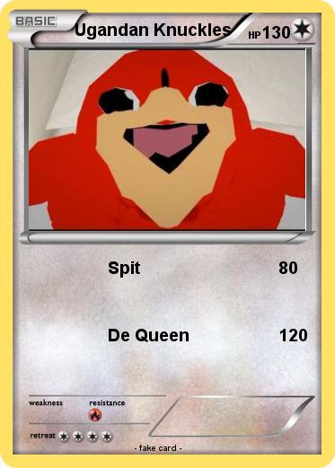 Pokemon Ugandan Knuckles