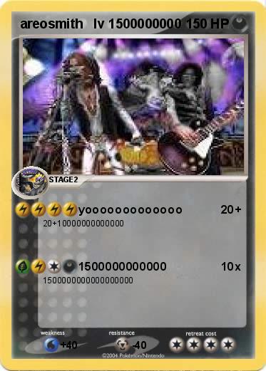Pokemon areosmith   lv 1500000000