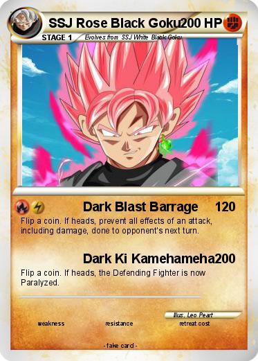 Pokemon SSJ Rose Black Goku