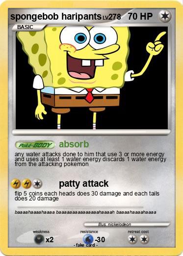 Pokemon spongebob haripants