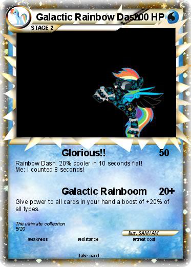 Pokemon Galactic Rainbow Dash