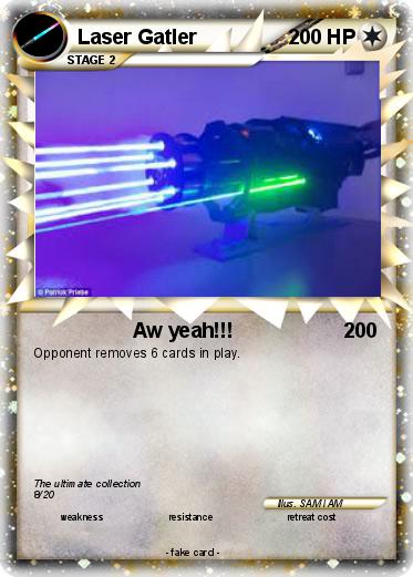 Pokemon Laser Gatler