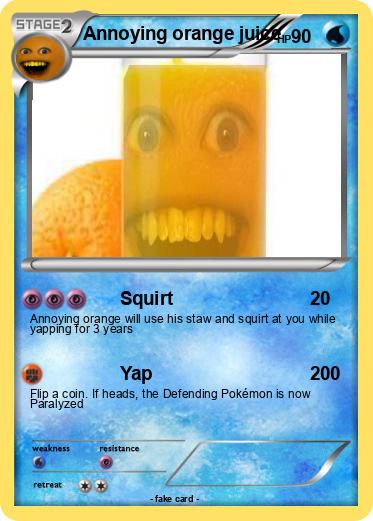 Pokemon Annoying orange juice