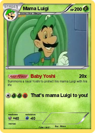 Pokemon Mama Luigi